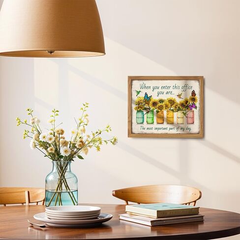 Inspirational Office Wall Art & Decor - Motivational Posters - Positive Quotes Wall Decor - Home Office Decor - Teamwork Wall Art - Inspirational Gifts - Entrepreneur Gifts -8x10 Unframed Picture Sign in Kuwait