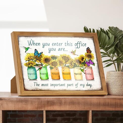Inspirational Office Wall Art & Decor - Motivational Posters - Positive Quotes Wall Decor - Home Office Decor - Teamwork Wall Art - Inspirational Gifts - Entrepreneur Gifts -8x10 Unframed Picture Sign in Kuwait