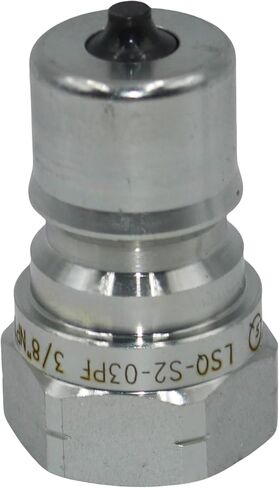 LSQ-S2-01 1/8 '' NPT وصلات التوصيل السريع الهيدروليكية ISO 7241-B قارنات التوصيل الهيدروليكية للجرار قطع الاتصال السريع الهيدروليكي مع أغطية الغبار استبدال HNV 18 NPT M / F in Kuwait
