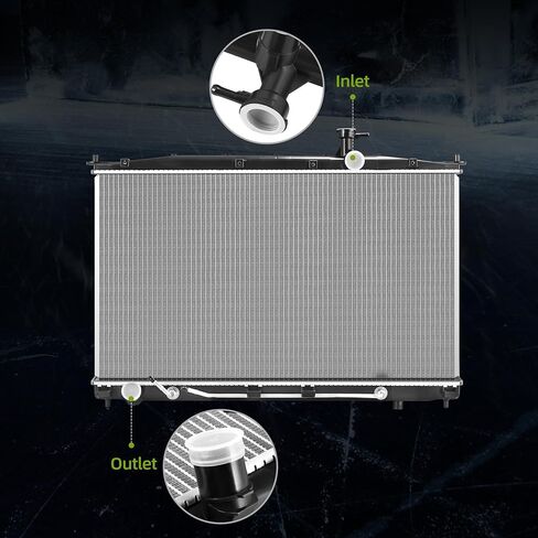 AUTOSAVER88 Radiator Compatible with 2015 2016 2017 2018 2019 Hyundai Sonata 2.4L L4 in Saudi Arabia