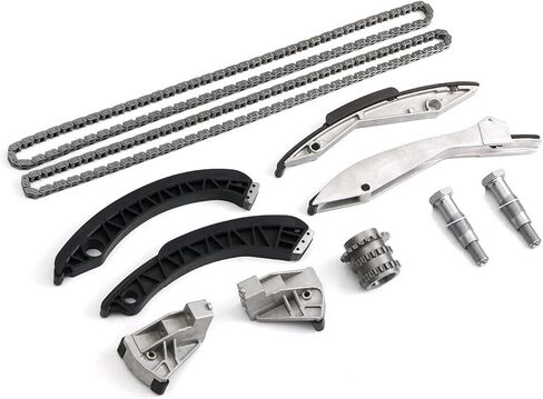 ZumuraAuto مجموعة أدوات سلسلة التوقيت مضخة الزيت مع 2 قطعة مجموعة تروس VVT للسحب والعادم لسوناتا أوبتيما G4KH G4KC 2.4L OE 24321-2G111 23121-2G551 24420-2C101 24431-2G101 24410-2G810 24322-2G350 in Kuwait