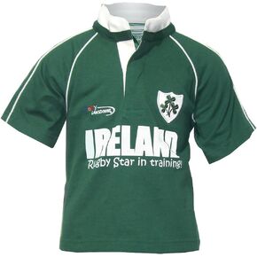 قميص الرجبي من Carrolls Irish Gifts Rugby Star Babies، أخضر، 0-6 أشهر