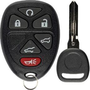 KeylessOption دخول بدون مفتاح السيارة عن بعد مفتاح فوب لتاهو سوبربان يوكون إسكاليد 15913427 (حزمة من 2)