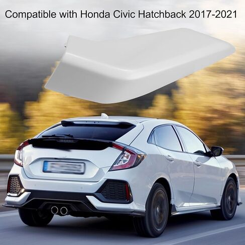 Car Rear Bumper Tow Hook Cover Compatible with Honda Civic Hatchback 2017 2018 2019 2020 2021 Replace 71506-TGG-A00 in Kuwait