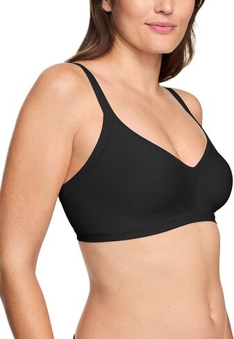Warner's Women's Easy Does It Underarm Smoothing with Seamless Stretch Wireless Lightly Lined Comfort Bra RM3911A, Lilac in Kuwait