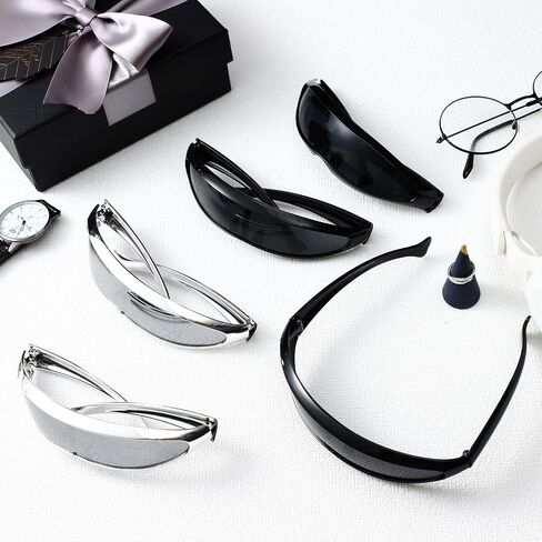 Copkim 12 Pairs 80s Futuristic Cyber Visor Sunglasses Futuristic Shield Sunglasses Futuristic Glasses Futuristic Accessories for Women Men Future Style Costume Cosplay in Saudi Arabia