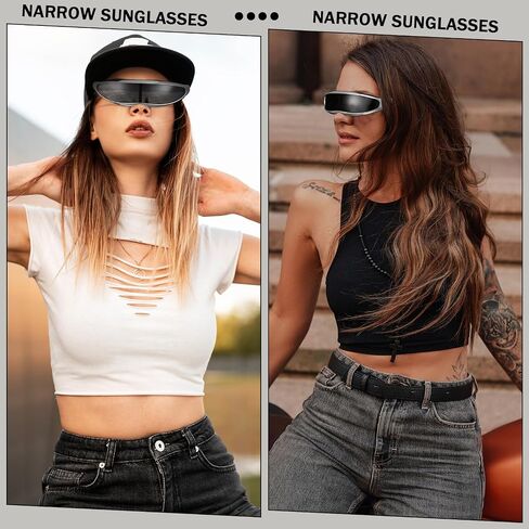 Copkim 12 Pairs 80s Futuristic Cyber Visor Sunglasses Futuristic Shield Sunglasses Futuristic Glasses Futuristic Accessories for Women Men Future Style Costume Cosplay in Saudi Arabia
