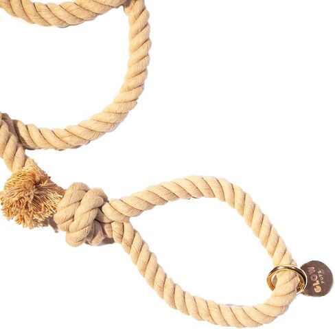 مقود حبل من القطن الأبيض الطبيعي للكلاب، مقود زفاف الكلب الأبيض، مقود حبل، مقود حبل للكلاب، مقود زفاف، مقود حبل أبيض للكلاب، مقود أبيض للكلاب، مقود مصنوع يدويًا للكلاب (أبيض طبيعي) in Kuwait