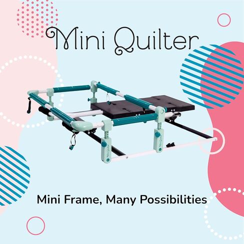 Cutie Breeze Quilting Frame | Grace Company Cutie Breeze Quilting Frame for Long Arm and Domestic Home Sewing Machines | Portable Storable Machine Quilting Frame in Saudi Arabia