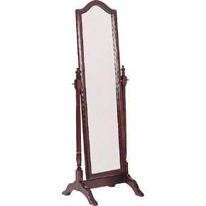 Coaster Home Furnishings Cabot Rectangular Cheval Mirror with Arched Top Black