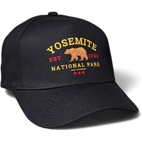 قبعة بيسبول قطنية من Yosemite National Park Snap Back للرجال والنساء، جولف، صالة الألعاب الرياضية، المشي لمسافات طويلة، ركوب الأمواج