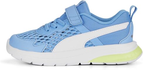 PUMA Unisex-Child Evolve Run Hook and Loop Sneaker, Summer Rose Dust-white, 13 Little Kid in Saudi Arabia