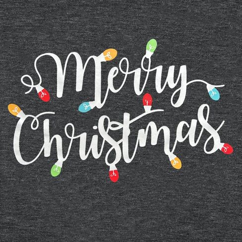 Christmas Shirts for Women Let's Get Lit Shirt Cute Lights Graphic Short Sleeve Xmas Tops Tees in Kuwait