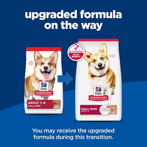 Hill's Science Diet Adult 1-6, Adult 1-6 Premium Nutrition, Small Kibble, Dry Dog Food, Chicken & Barley, 45 lb Bag in Kuwait