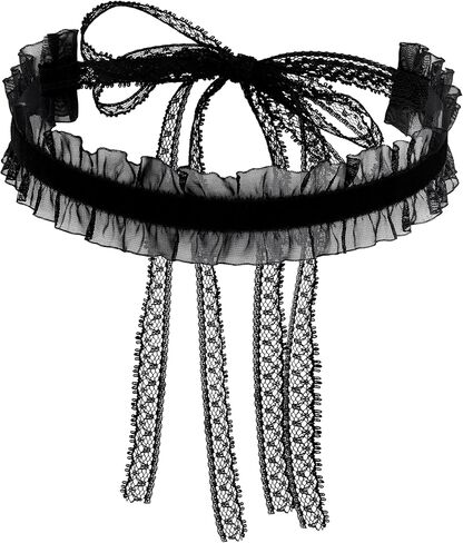 Sacina Gothic White Choker, White Choker for Women, Goth Choker Necklace, Vintage Choker, Victorian Choker, Christmas Jewelry Gift For Women in Kuwait