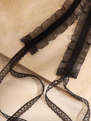 Sacina Gothic White Choker, White Choker for Women, Goth Choker Necklace, Vintage Choker, Victorian Choker, Christmas Jewelry Gift For Women in Kuwait