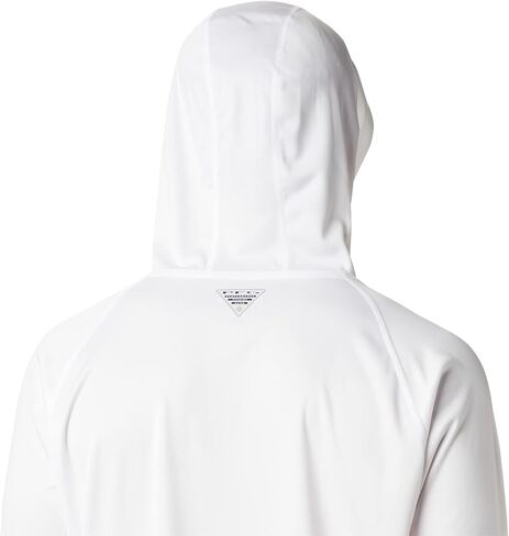 Columbia Men's Terminal Tackle Hoodie, Sunset Red/Collegiate Navy Logo, X-Large Tall in Saudi Arabia
