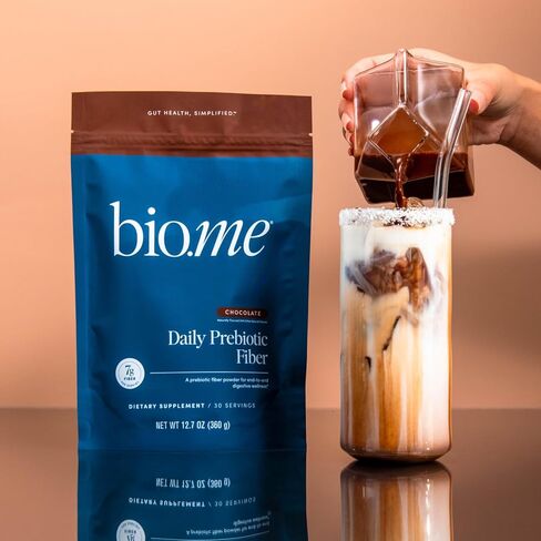 Bio.me Daily Prebiotic Fiber Supplement for Digestive Health and Gut Health - Unflavored Soluble Fiber Powder for Women & Men - Non-GMO, Gluten Free, Sugar Free, Vegan - 30 Servings in Kuwait