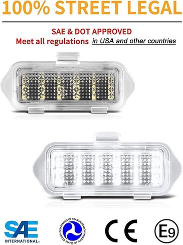 LED Under Hood Light Assembly for Chevy Express/GMC Savana 99-02 Sierra/Silverado 1500 2500 3500 Pickup, White Led Hood Engine Compartment Lamp OEM 12450086 in Kuwait