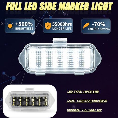 LED Under Hood Light Assembly for Chevy Express/GMC Savana 99-02 Sierra/Silverado 1500 2500 3500 Pickup, White Led Hood Engine Compartment Lamp OEM 12450086 in Kuwait