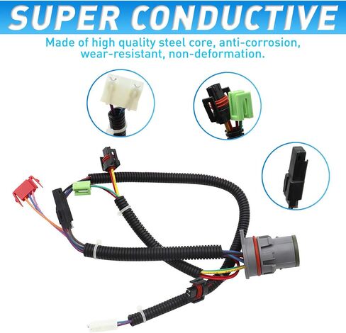 4L80E ناقل الحركة الداخلي مع مستشعر درجة الحرارة يناسب GM 4L80E 4L85E MT1 MN8 1994-2003 استبدال رقم الجزء 24241218، 3500032، 34446، 24222798، D34446 in Kuwait