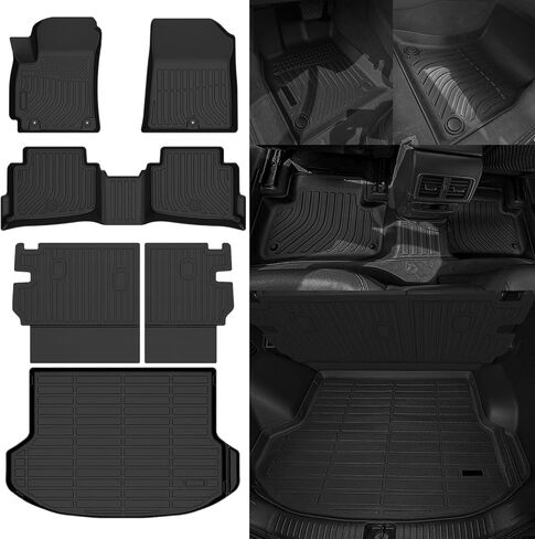 Naibeve Floor Mats for Kia Seltos 2024 2025- All Weather for Kia Seltos Floor Mats, for Kia Seltos Floor Liner Cargo Mat Trunk Liner Cargo Liner in Saudi Arabia