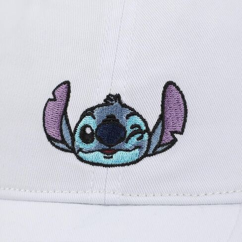 Disney Stitch Winking Face Adult Unisex Black Unstructured Baseball Cap in Kuwait