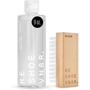 مجموعة تنظيف الأحذية Reshoevn8r Refresh - زجاجة سعة 8 أونصة + فرشاة
