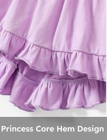 مجموعة سراويل باتبات للأطفال الصغار مكونة من قطعتين بدون أكمام وحاشية مكشكشة وسروال ضيق مزين بالزهور للفتيات in Kuwait