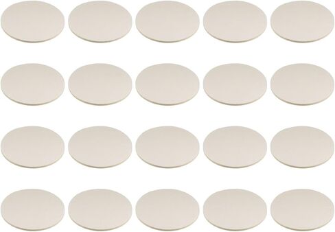HARFINGTON 20pcs Wool Felt Polishing Pads, 2 Inch Buffing Wheel Polish Pad Flocking Hook & Loop Back for Car Glass Plastic Metal Stone in Saudi Arabia