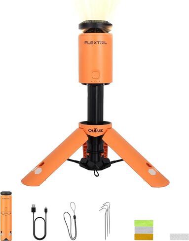 Camping Lantern Rechargeable, Portable Magnetic Camping Lights with 12000mAh Battery, Telescoping IPX6/IPX7 Waterproof Flashlights, Camping Lamp for Emergency, Camping, Hiking (Desert Yellow) in Kuwait
