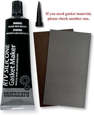 YAMAKATO RTV Gasket Maker مادة مانعة للتسرب وحشية من السيليكون مكونة من نوعين رفيعين in Kuwait