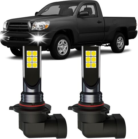 Tacoma LED Fog Lights Compatible with 2012-2023 Toyota Tacoma Fog Light Bulbs Kit, 6500K Cool White, Pack of 2 in Kuwait