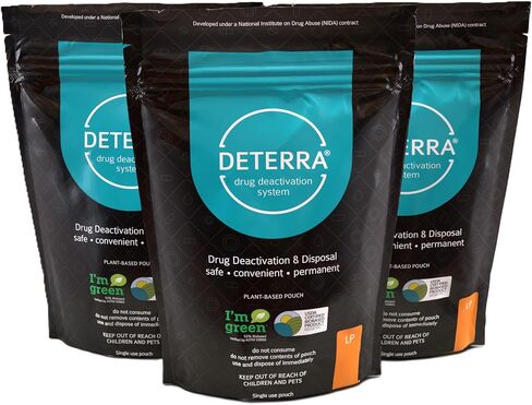 Deterra LP (3 Pack) - Drug Deactivation & Disposal System (Large Pouch) in Kuwait