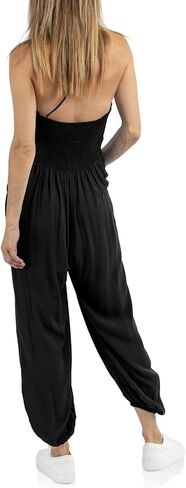 Cicy Bell Women's Sexy Halter Jumpsuits Casual Deep V Nevk Beach Jogger Long Pants Rompers in Kuwait