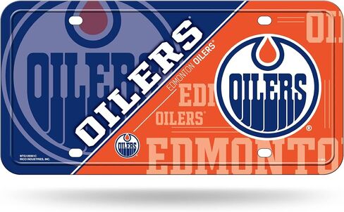 Rico Industries NHL Philadelphia Flyers Split Metal Auto Tag 8.5" x 11" - Great for Truck/Car/SUV in Saudi Arabia