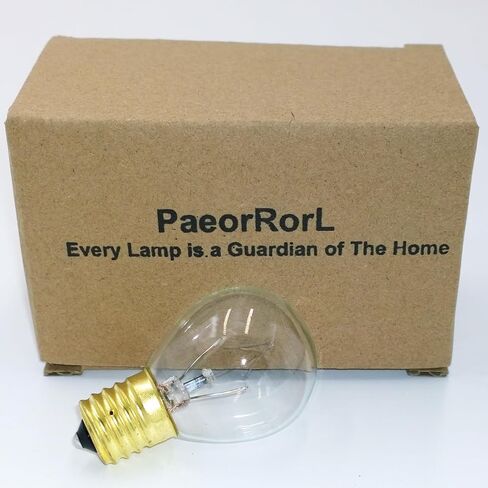 لمبة مصباح لافا 25 وات [6 عبوات]، لمبة بديلة بقاعدة متوسطة 120 فولت E17 لمصابيح لافا 14.5 بوصة، مصابيح S11، قابلة للتعتيم، 2700 كلفن أبيض دافئ in Kuwait