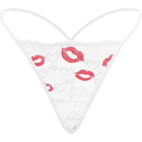 Murimia Thongs for Womens Sexy Lace No Show Underwear Women Pack G String Thongs Panties in Kuwait