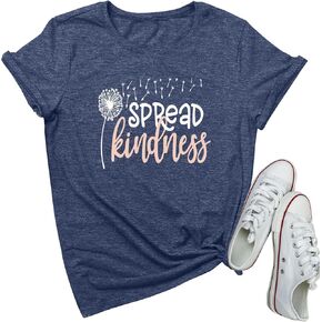 BLACKMYTH Women Cute Tees Graphic Casual T Shirts