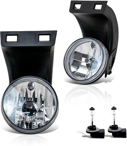 Fog Lights Compatible with 2016 2017 2018 2019 2020 2021 Civic 2013-2015 Honda Accord 2015-2020 Fit 2019-2021 HR-V fog light kit Passenger And Driver Side Clear Lens Halogen W/H8 12V Bulbs in Kuwait