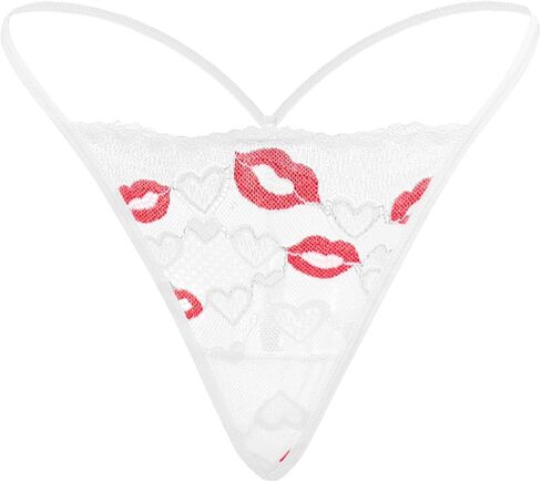 Murimia Thongs for Womens Sexy Lace No Show Underwear Women Pack G String Thongs Panties in Kuwait