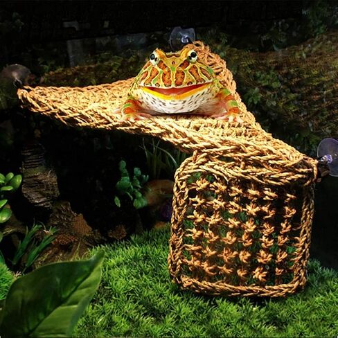 PIVBY Bearded Dragon Accessories Lizard Habitat Hammock Flexible Reptile Jungle Vines Leaves Decor with Suction Cups for Climbing, Chameleon, Lizards, Gecko, Snakes in Saudi Arabia