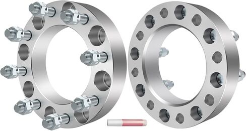 فواصل عجلات ECCPP 2X 1.5 بوصة 8x170 إلى 8x170 125 مم Hub 8 العروة تناسب Ford Excursion 2003-2005| لفورد F-250 2003-2009| لفورد F-250 F-350 سوبر ديوتي 2003-2022 مع ترصيع 14x1.5 in Saudi Arabia