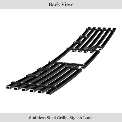 APS Compatible with Ford Ranger 2019-2023 with Adaptive Cruise Control Lower Bumper Stainless Steel Black Mesh Front Grill Grille Insert F75191H in Kuwait