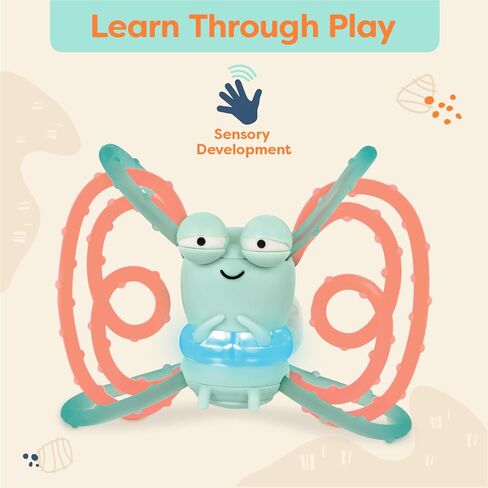 B. baby – Light-Up Snail Ball Popper – Glowing Snail Toy For Toddlers – Developmental Benefits – Interactive Toy – 10 Months + – Escar-Glooooow in Kuwait