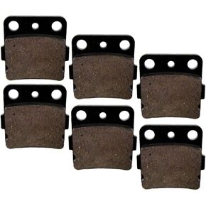 Caltric Brake Pads Compatible with Yamaha Raptor 660 Yfm660 2001-2005 Front Rear Brakes