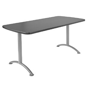 Iceberg ICE69217 ARC 5-foot Rectangular Conference Table, 30" x 60", Graphite/Silver Leg