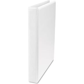 Universal 20741 Slant-Ring Economy View Binder, 1-Inch Capacity, Black