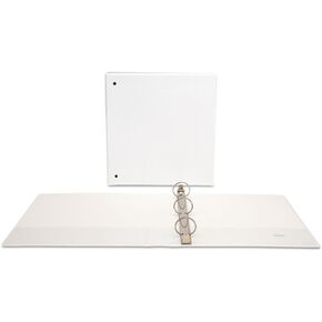 Universal 20972 Economy Round Ring View Binder, 1-1/2-Inch Capacity, White