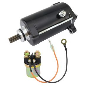 Starter w/Relay for Yamaha Jetski 760cc 96-01 All Models, WaveBlaster II WB760 96-97/WaveRaider RA760 96/WaveRunner GP760 97-01/WaveVenture WVT760 97/WaveRunner XL760 98-99, 64X-81800-00-00